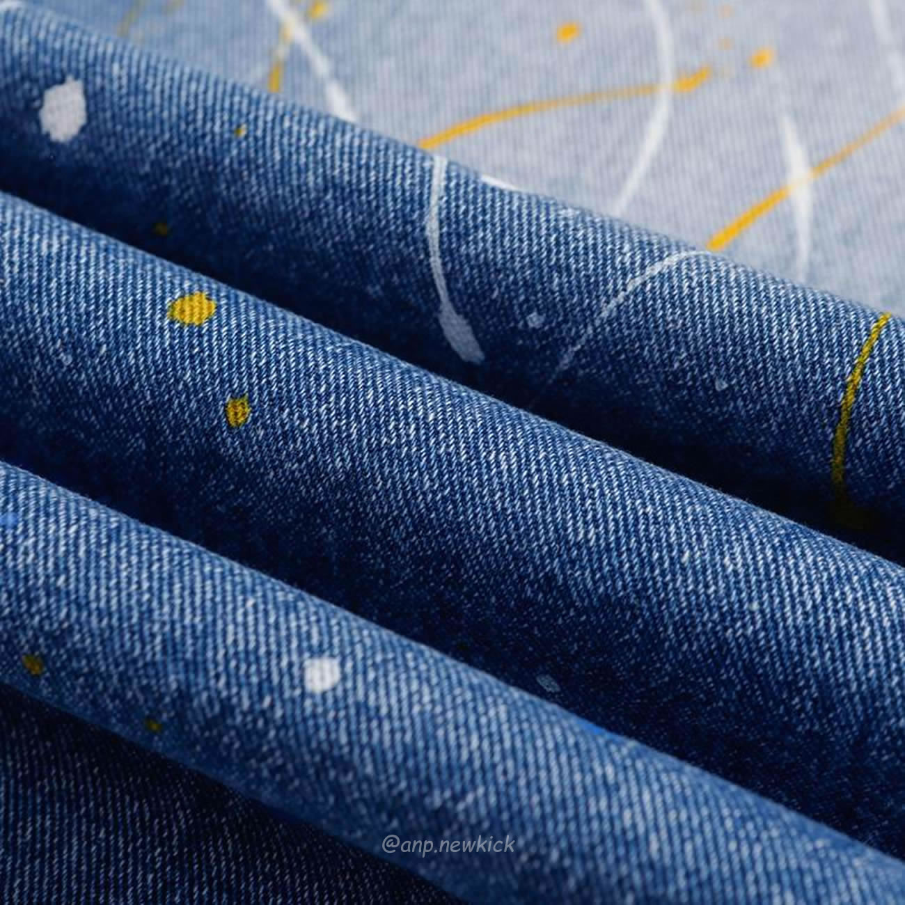 Chrome Hearts Blue Speckle Jeans Cross (12) - www.newkick.vip